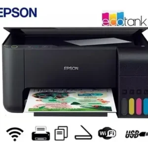 Impressora Multifuncional Cor Epson Ecotank L3250 Preto 127/220v